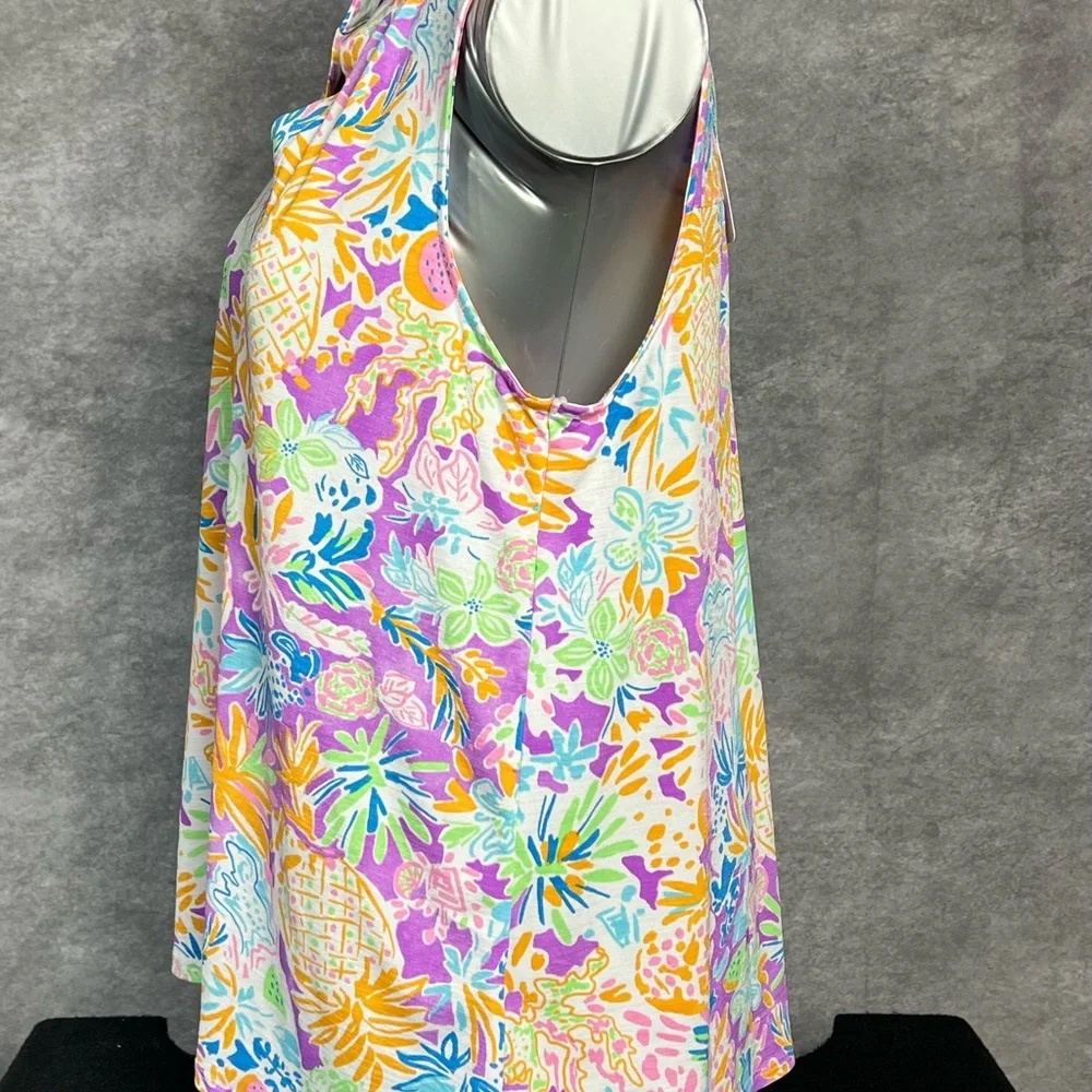 Floral Sleeveless Top - Multicolor - Picture 3 of 3